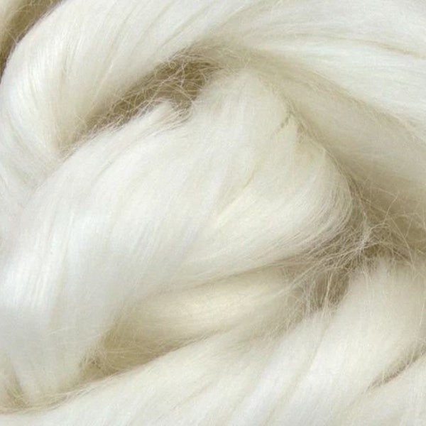 Banana Fiber Top - Undyed Spinning Fiber/ Roving - 1oz