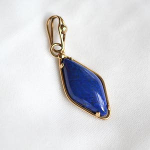 Lapis Lazuli 14kt Yellow Gold Pendant