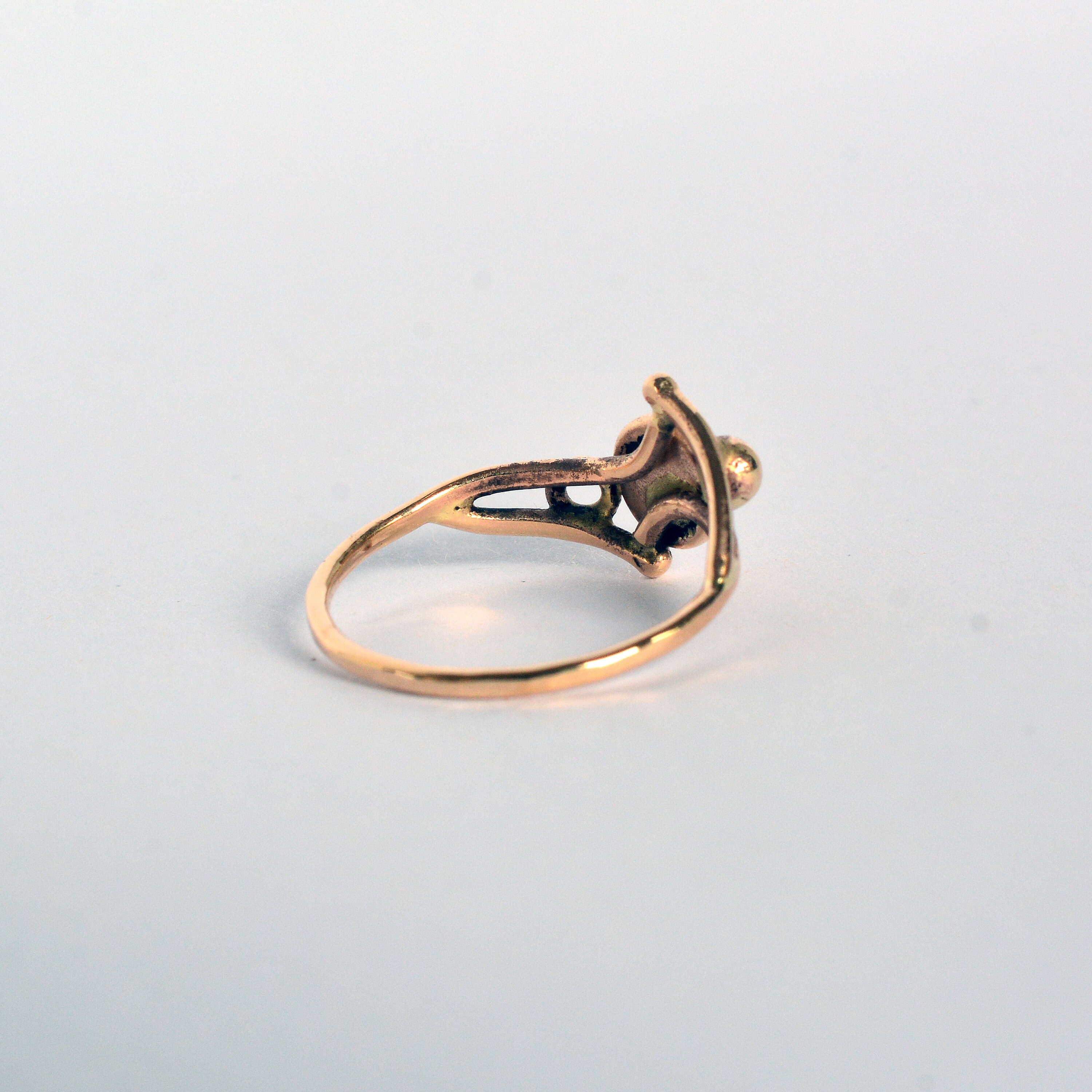 Red Coral Ring 14kt Yellow Gold - Etsy