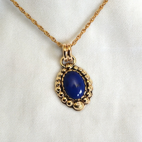 Lapis Lazuli Pendant 14kt