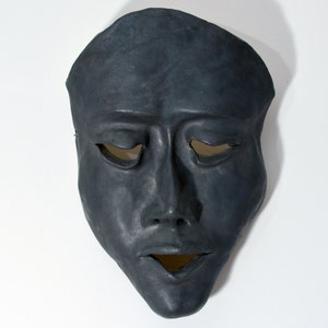 Bronze Glazed Ceramic Wall Mask