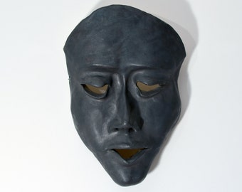 Bronze Glazed Ceramic Wall Mask