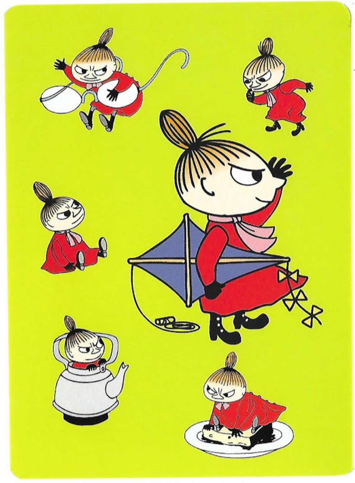 Moomin Little My Adventures Postcard Tove Jansson Etsy