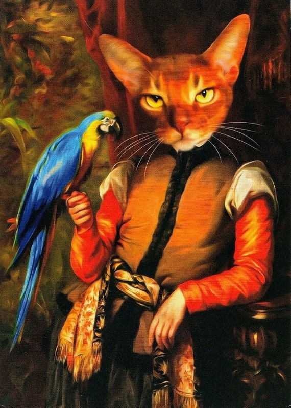 Annan the Cat Portrait Postcard Artist Tein Lucasson Cats Cute - Etsy UK Annan the Cat Portrait Postcard Artist Tein Lucasson Cats Cute - Etsy UK