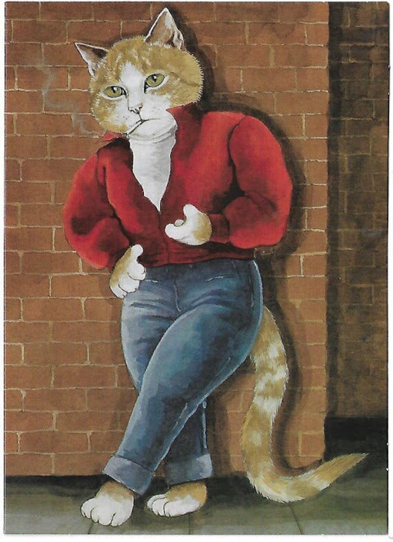 Cat James Dean in Rebel Without A Cause 1955 Note Card - Etsy Singapore Cat James Dean in Rebel Without A Cause 1955 Note Card - Etsy Singapore