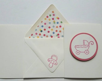 Small Card Collection Stroller Baby Girl
