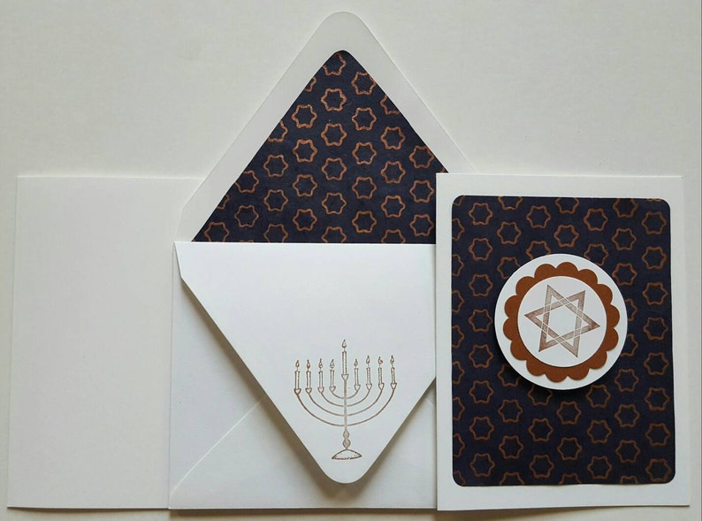 Hanukkah Star of David Navy/Copper