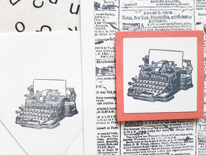 Vintage Typewriter Set of 6 image 5