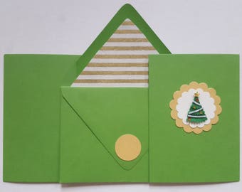 Collection de petites cartes - Arbre de Noël étincelant