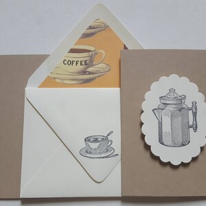 Small Card Collection Vintage Coffee Kraft