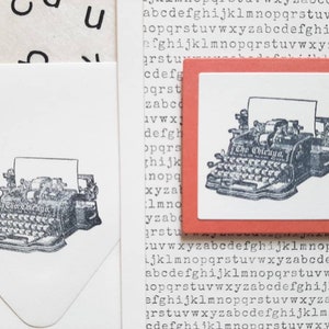 Vintage Typewriter Set of 6 image 3