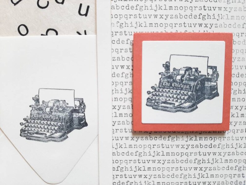 Vintage Typewriter Set of 6 image 3