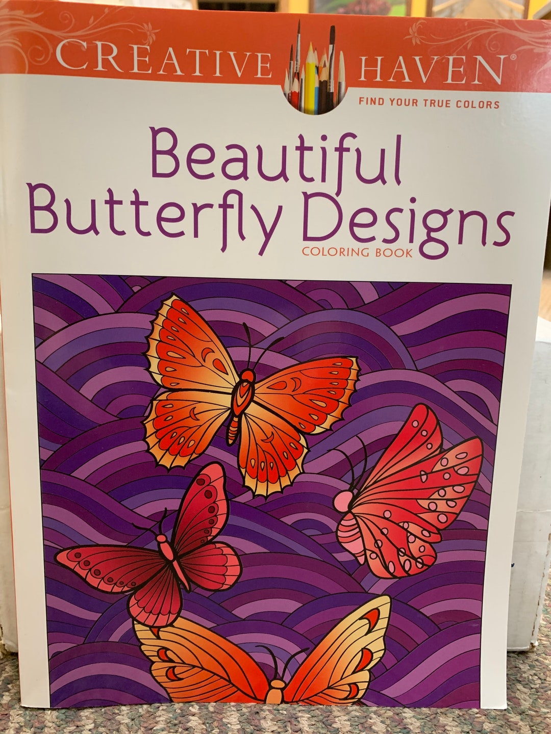 Creative Haven Beautiful Butterfly Designs Coloring Book - Etsy
