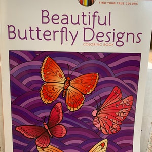 Creative Haven Beautiful Butterfly Designs Coloring Book
