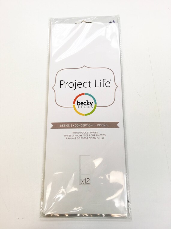 Becky Higgins Project Life Photo Pocket Pages pack of 12 Small Variety Pack 6
