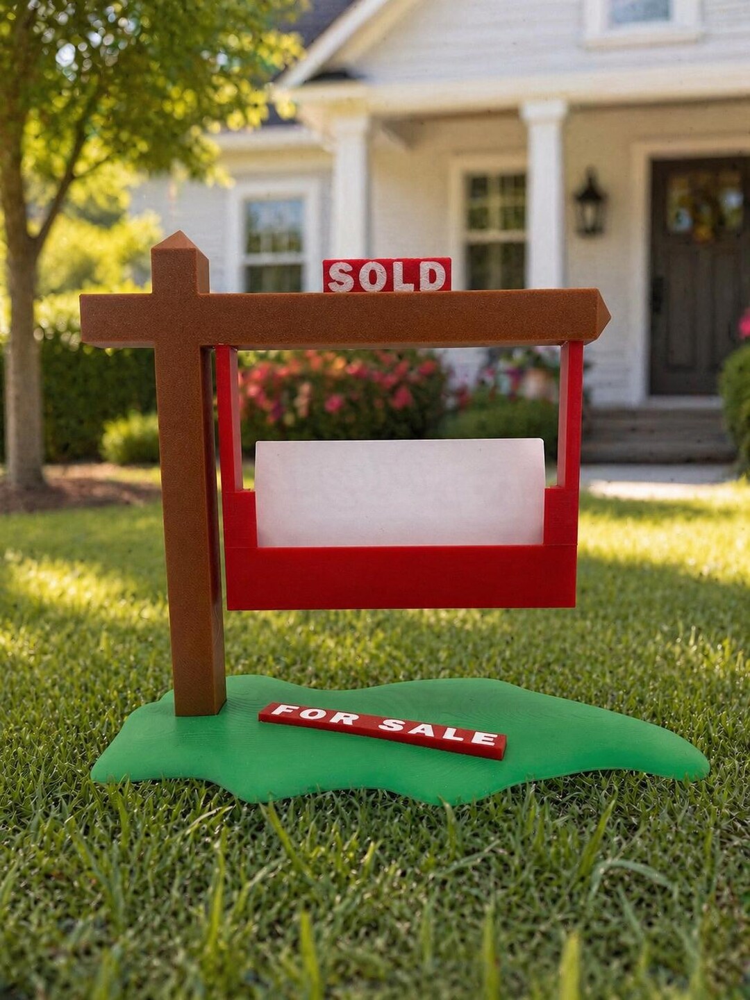 Realtor Sign Caddy Realtor Sign Business Card Holder - Etsy