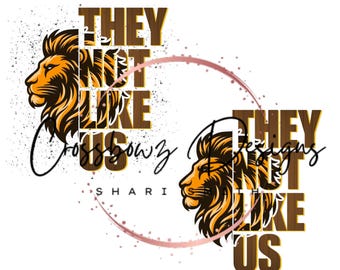 Lions, Mascot, Sport, Football, They Not Like Us, School, Team, PNG, Digital File, Download