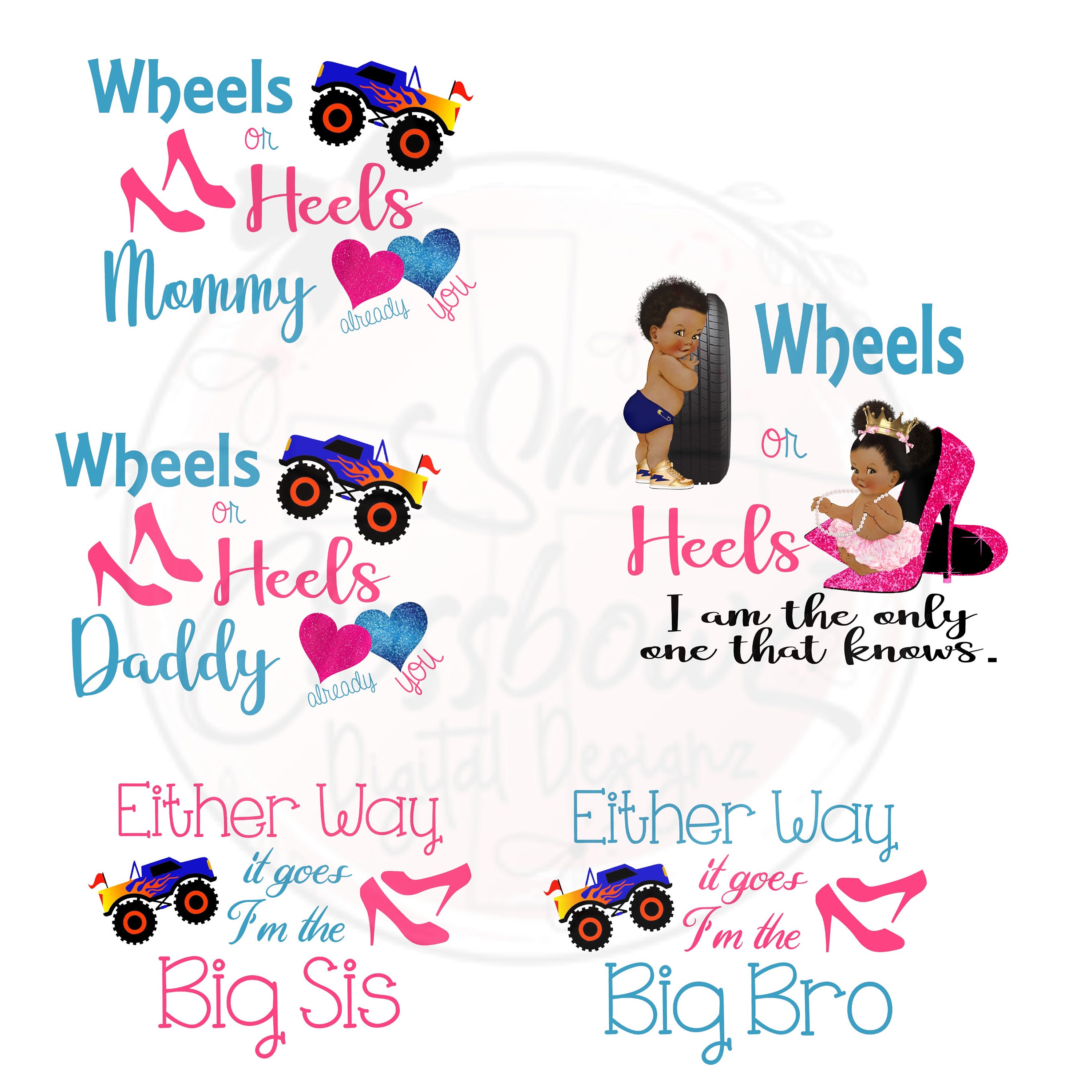 Gender Reveal Shirts Wheels Or Heels Baby Shower Gender Gender Reveal Shirts Wheels Or Heels Baby Shower Gender