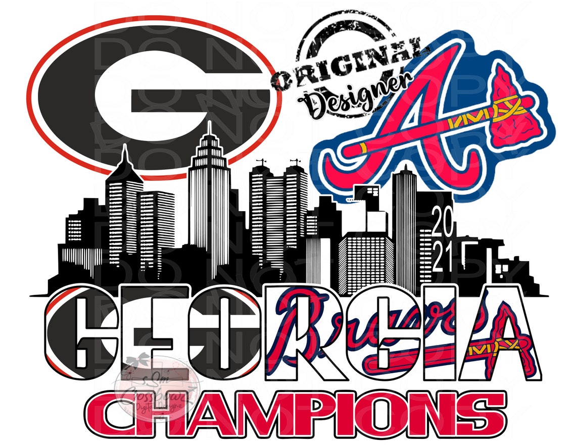 UGA Braves Champions World Series National Championship Etsy