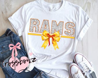 Rams, School, Team, Bow, Croquette, Preppy, Cute, Dalmatian, PNG, Digital File, Download