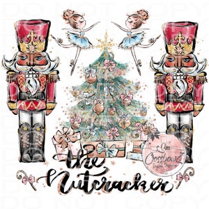Lindo Cascanueces festivo PNG Descarga instantánea, Diseño de sublimación, Navidad gráfica digital navideña, Navidad, Cascanueces, Descarga digital