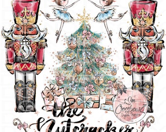 Süße festliche Nussknacker PNG Sofort-Download, Sublimationsdesign, digitale Grafik Urlaub Weihnachten , Weihnachten, Nussknacker, digitale Downloa