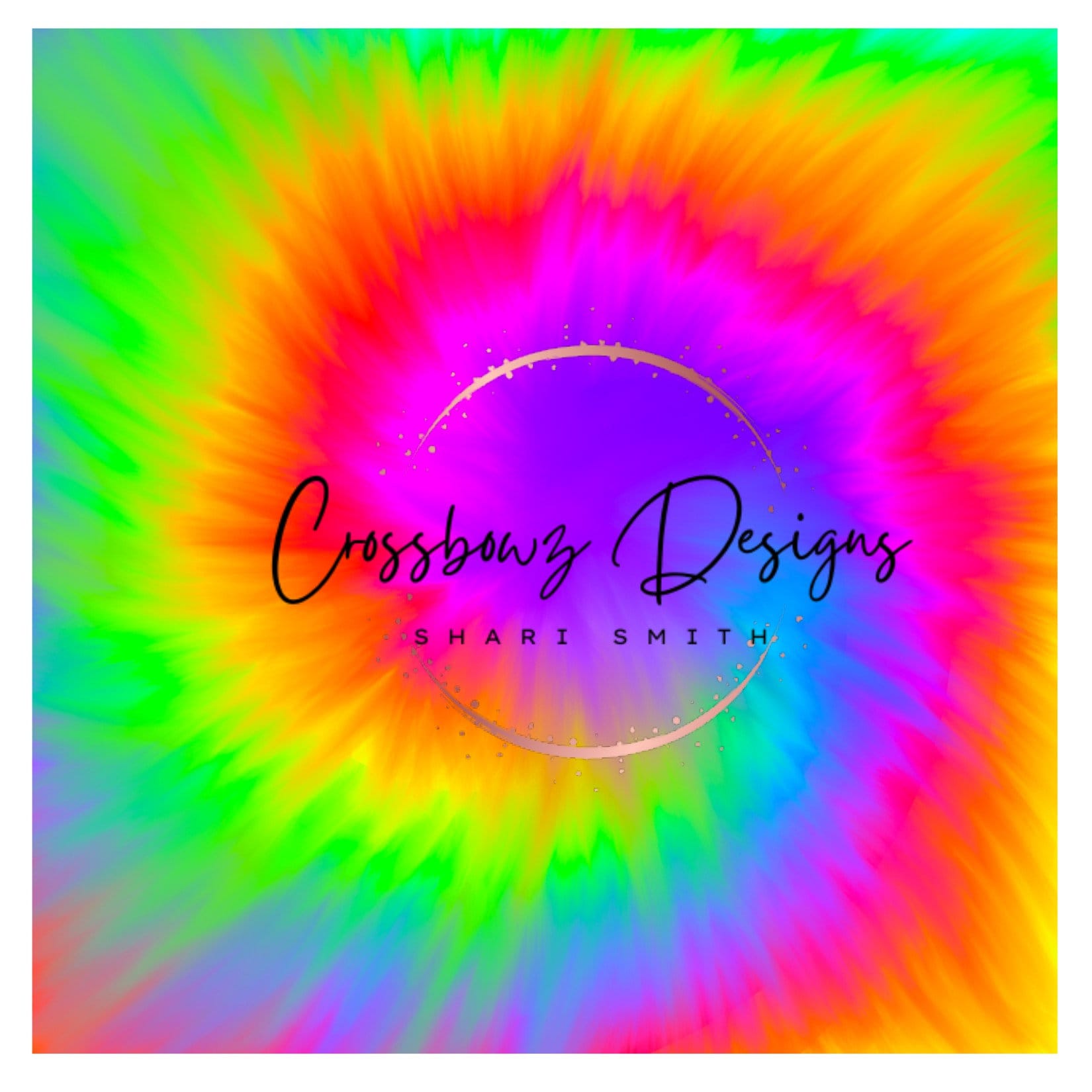 Vibrant Rainbow Tie Dye Digital Paper Background Texture Pattern - Tie ...