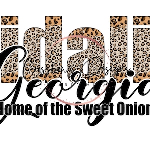 Vidalia, Georgia, Sweet Onion, Home, Onion, Festival, PNG, Sublimation, Digital File, Download