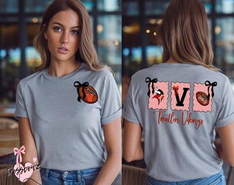 Vikings, Treutlen County, Soperton, Georgia, School, Sports, Football, Preppy, Bows, Croquette, PNG, Digital File, Download