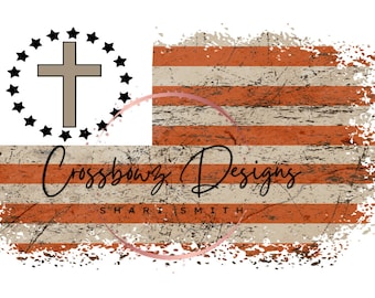 Jesus, Cross, Flag, Christ, Christian, Revelation, PNG, Sublimation, Digital File, Download, Printable