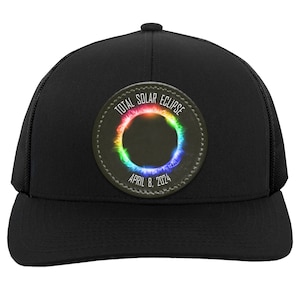 Total Solar Eclipse April 8 2024, I Saw the Dark Side of the Moon, 2024 eclipse gifts, Trucker Snap Back - Patch