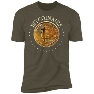 Bitcoinaire, Bitcoin shirt, Crypto trader, Cryptocurrency gifts, Premium Short Sleeve T-Shirt