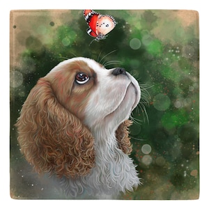 King Charles Spaniel Metal Magnets, Cavalier King Charles Spaniel Gifts