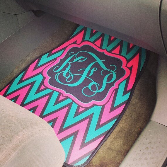 Monogrammed Car Mats Design your own. Perfect gift for Sweet Etsy
