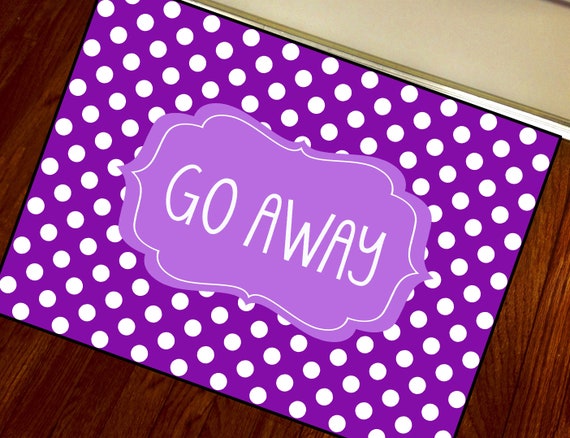Go Away Doormat Design Your Own Funny Doormat Gift For Etsy
