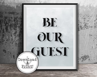 Be Our Guest Lyric Etsy