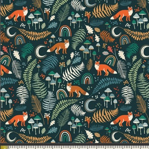 Fox Fabric: Art Gallery Timberline Woodland Cotton Quilting Fabric