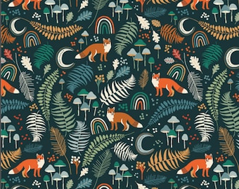 Fox Fabric: Art Gallery Timberline Woodland Cotton Quilting Fabric