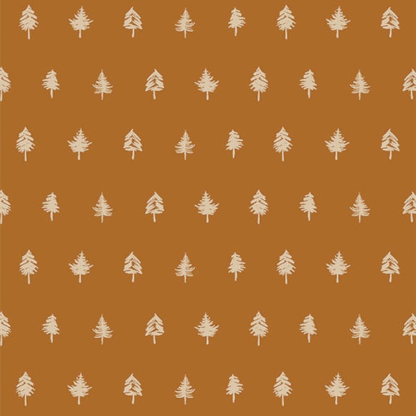 Brown Tree Fabric, Art Gallery Fabric, Tree Line Bark, Woodland Themed, Quilting Fabric, By the Yard, Timberline, earthy