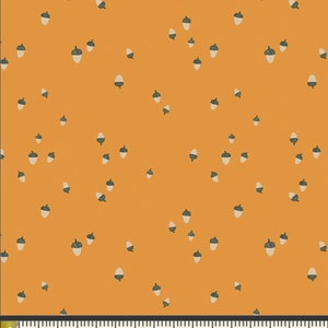 Acorn Fabric: Art Gallery Timberline Collection, Woodland Quilting Fabric By The Yard