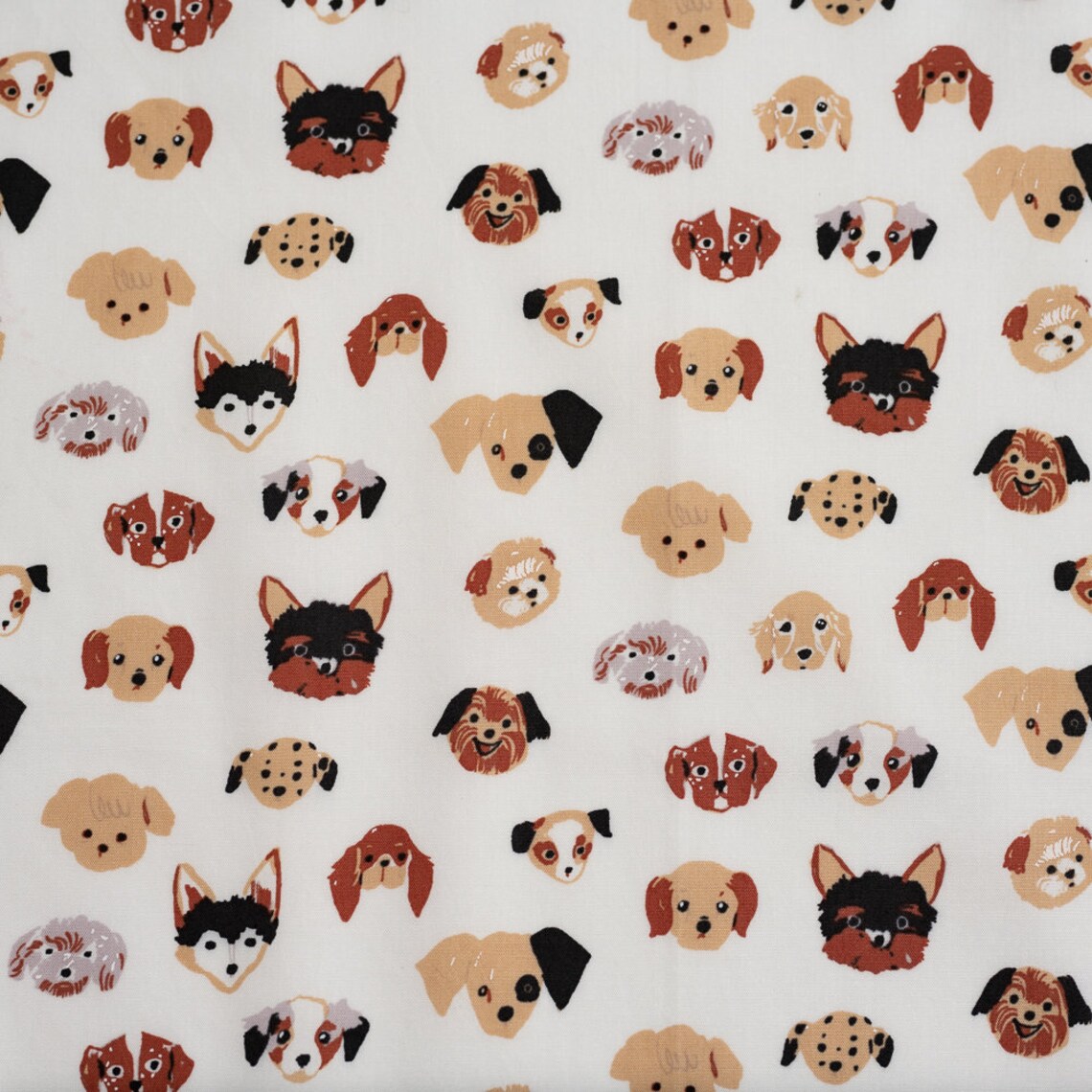 Organic Cotton Dog Fabric Cotton Fabric Quilting Weight Etsy