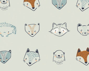 Woodland Fabric, Art Gallery Fabrics, Little Forester, Furries Forester yardage