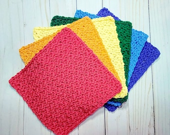 Crochet Washcloth, Eco Friendly Gifts, Hostess Gift