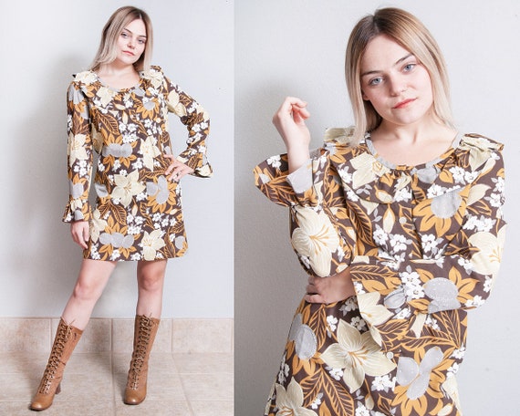 Vintage 1960's | Floral | Patterned | MOD | Mid Ce