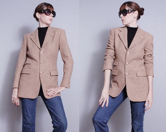 Vintage 1970's/1980's | RALPH LAUREN | Wool | Blazer | Menswear Style | Jacket | S