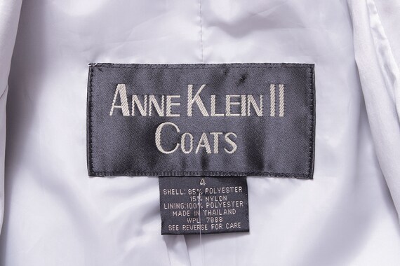 Vintage 1990's | Light Gray | Anne Klein | Trench… - image 6