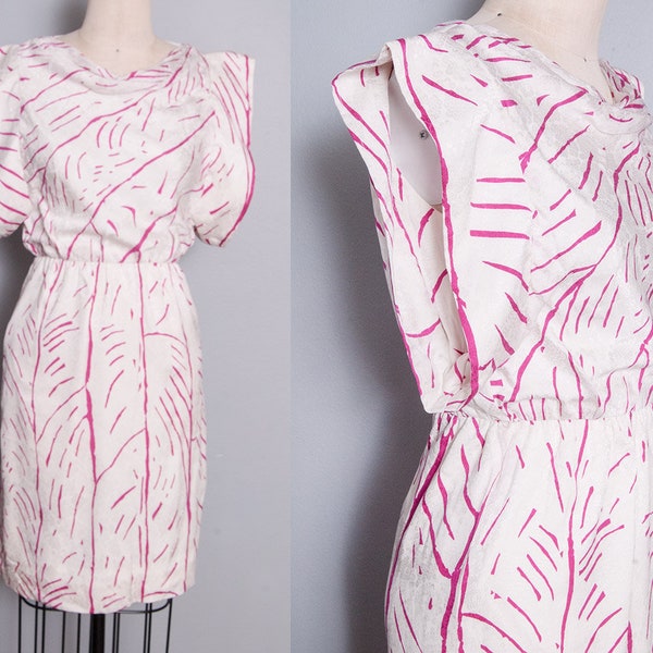 Vintage 1980's | Saks Fifth Avenue | New Wave | Designer Vintage | Dress | XS