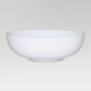 Recipe on white ceramic shallow 11-inch serving bowl, dishwasher safe, Free shipping image 2