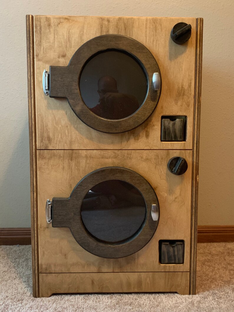 Wood Play Washer and Dryer Etsy