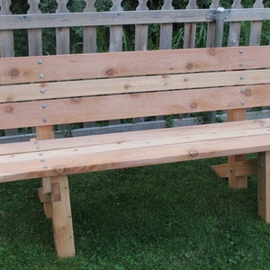 Cedar Outdoor Bench